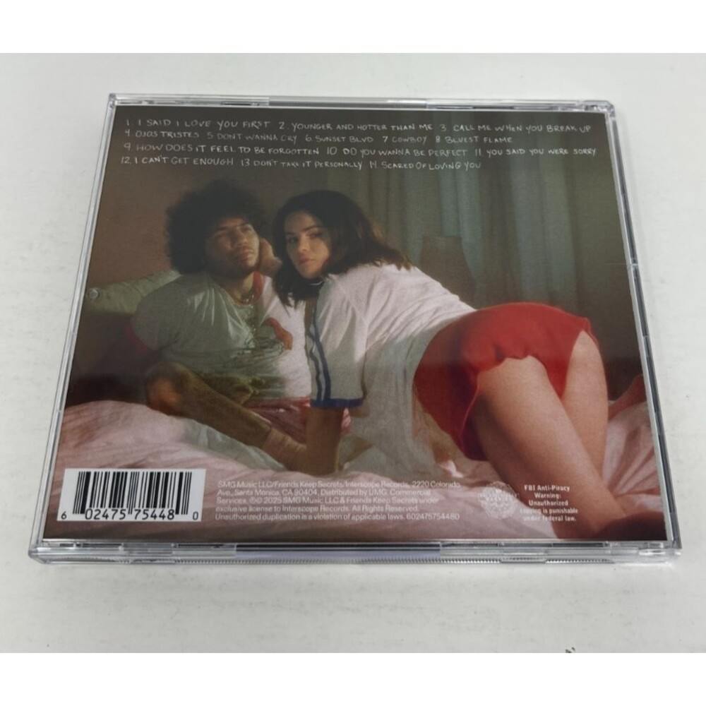 Selena Gomez Benny Blanco Autograph I Said I Love You CD Signed - Picture 10 of 12